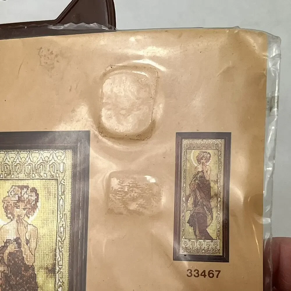 Lanarte Art Nouveau Cross Stitch Kit 33467 Vintage Needlepoint Woman Figure Rare